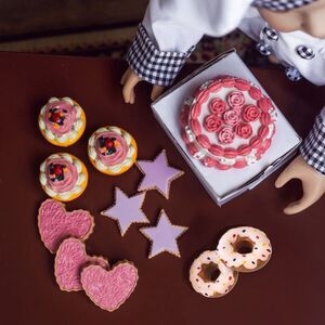 The Queen's Treasures 18 In Doll Cookies, Cupcakes, Doughnuts, and Cake